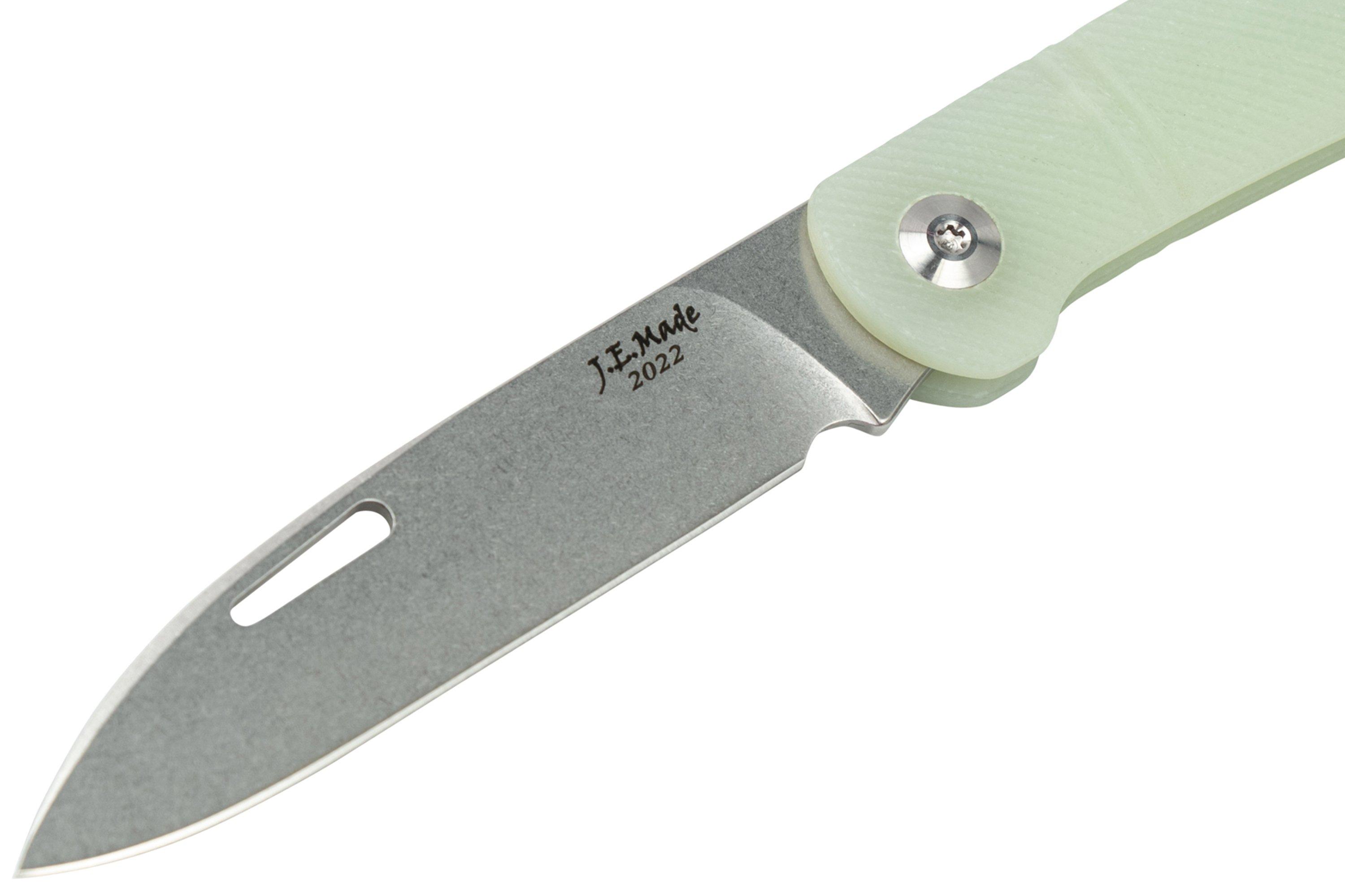 J.E. Made Zulu Jade G10, D2 Slipjoint-Taschenmesser main image 0