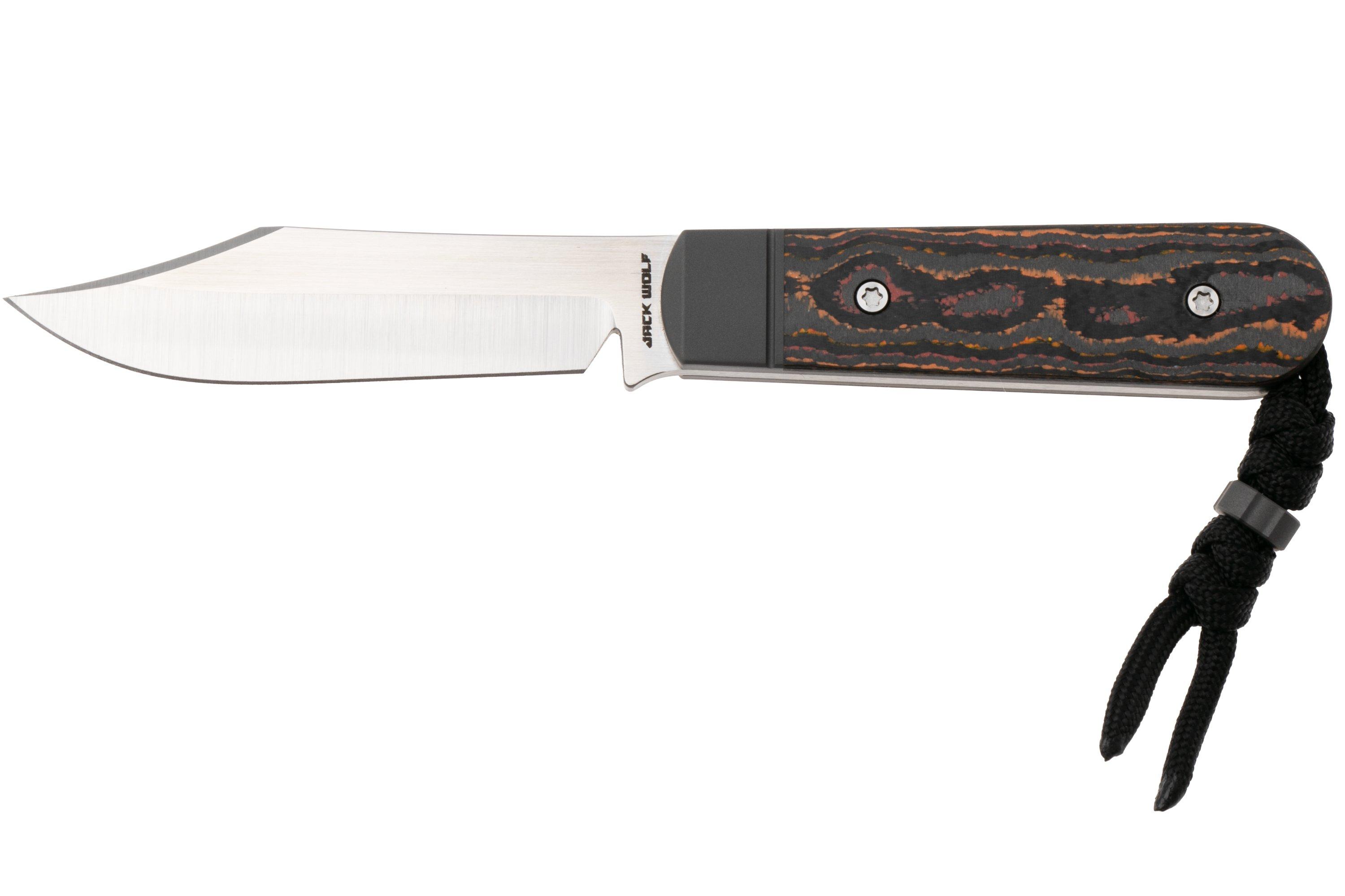 Jack Wolf Backwoods FIXedc BACKW-FX-01-CC-SUN-ORA Satin CPM S90V