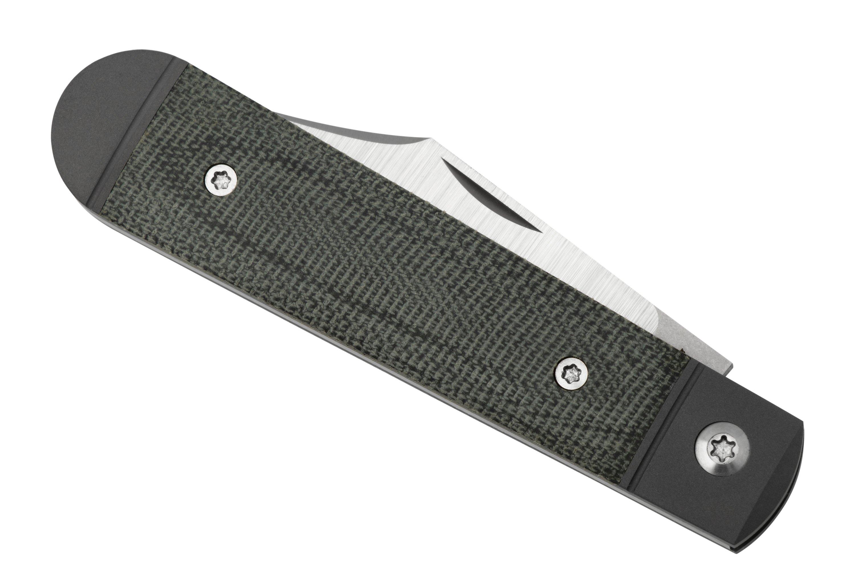 Jack Wolf Big Bro Jack BIGBR01BLK Canvas Micarta Black, zakmes