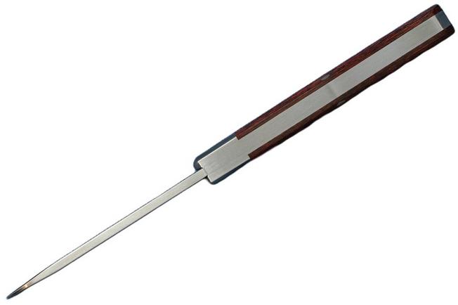 Image for Jack Wolf Coffin COFFI-01-FC-L, Satin Sandvik 14C28N, Lava Flow Fat Carbon pocket knife