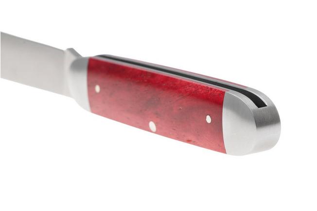 Image pour Jack Wolf Equal End Gateway Series EQL-01-SMT-RD-BN, Satin 14C28N, Smooth Red Bone, couteau de poche slipjoint, Benjamin Belkin design