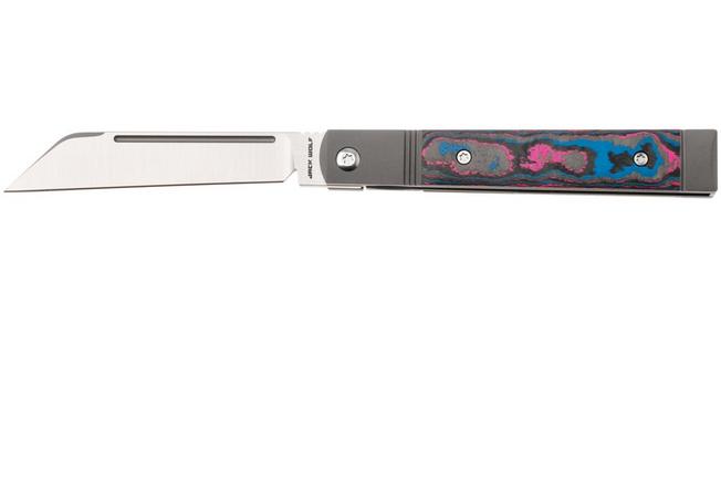 Afbeelding voor Jack Wolf Feelbetter Jack FEELB-01-CC-MIAMI Satin S90V, Grey Titanium, Miami CamoCarbon, zakmes