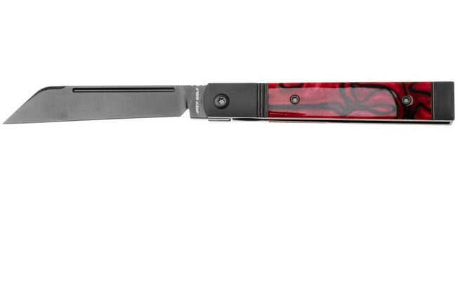 Afbeelding voor Jack Wolf Feelbetter Jack FEELB-01-KIR-TRU-BLD Black DLC S90V, Black DLC Titanium, True Blood Kirinite, zakmes