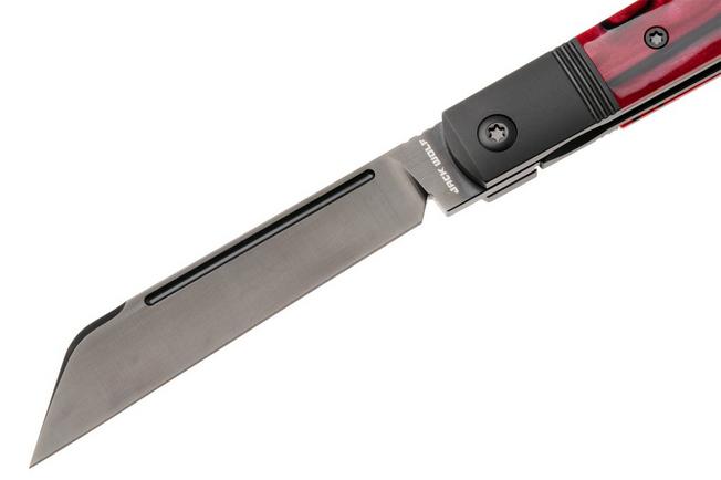 Afbeelding voor Jack Wolf Feelbetter Jack FEELB-01-KIR-TRU-BLD Black DLC S90V, Black DLC Titanium, True Blood Kirinite, zakmes