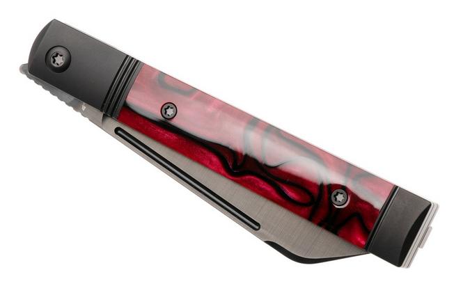 Afbeelding voor Jack Wolf Feelbetter Jack FEELB-01-KIR-TRU-BLD Black DLC S90V, Black DLC Titanium, True Blood Kirinite, zakmes