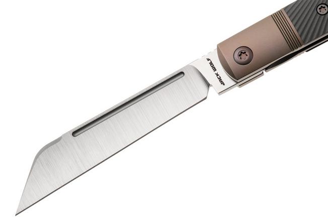Afbeelding voor Jack Wolf Feelbetter Jack FEELB-01-TI-STAR Satin S90V, Bronze Titanium, Grey Titanium Starburst, zakmes