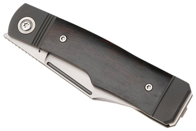 Image pour Jack Wolf Gunslinger Jack GUNSL-03-EBONY Ebony Wood, couteau de poche