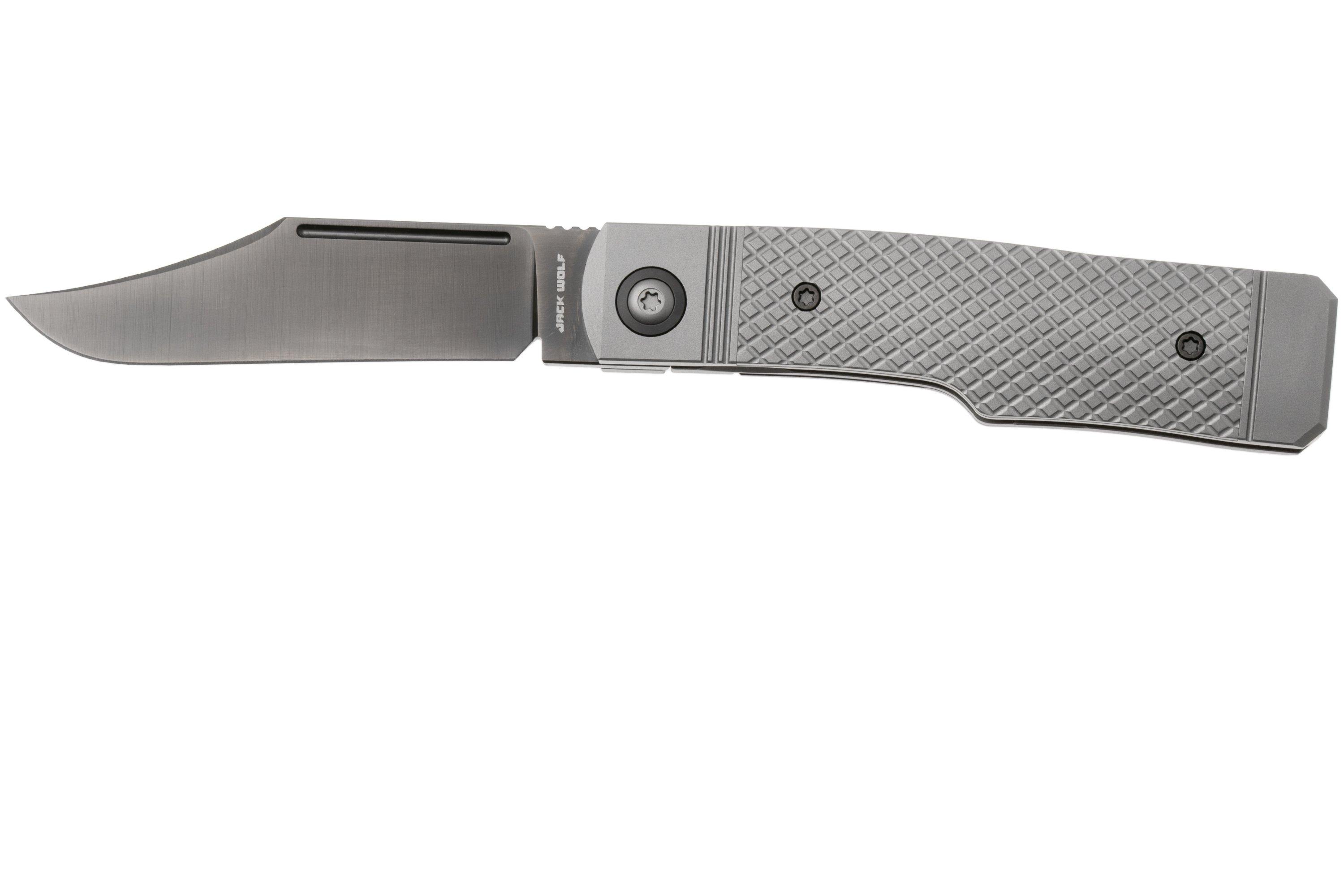 Jack Wolf Gunslinger Jack GUNSL-03-TI-XHATCH Titanium Cross Hatch
