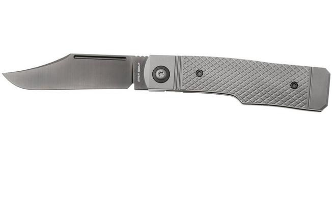 Image pour Jack Wolf Gunslinger Jack GUNSL-03-TI-XHATCH Titanium Cross Hatch, couteau de poche
