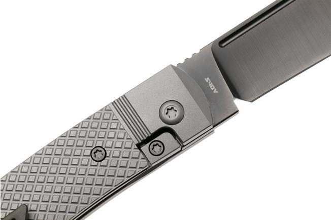 Image pour Jack Wolf Gunslinger Jack GUNSL-03-TI-XHATCH Titanium Cross Hatch, couteau de poche