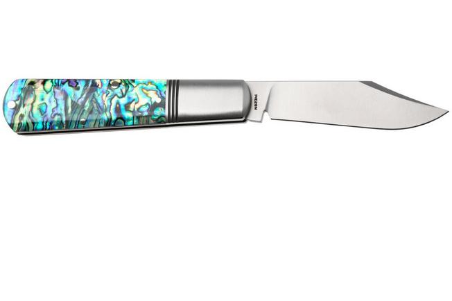 Image pour Jack Wolf Gateway Barlow GW-BAR-02-ABALONE Satin 14C28N, Abalone, couteau de poche