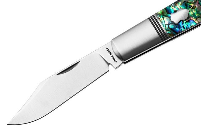 Image pour Jack Wolf Gateway Barlow GW-BAR-02-ABALONE Satin 14C28N, Abalone, couteau de poche