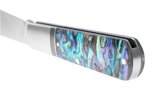 Image pour Jack Wolf Gateway Barlow GW-BAR-02-ABALONE Satin 14C28N, Abalone, couteau de poche