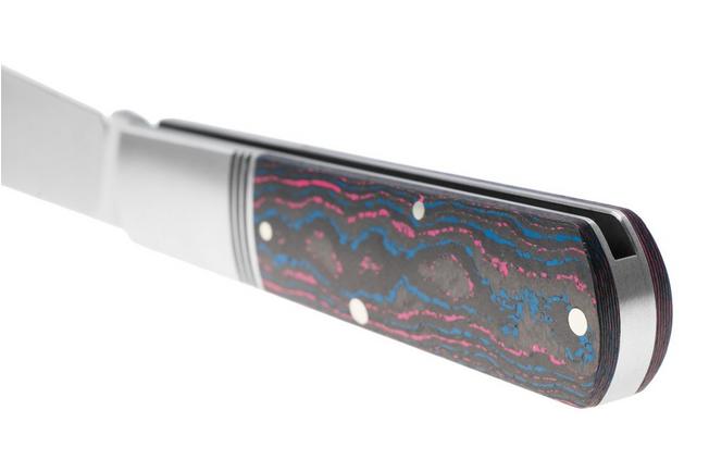 Image pour Jack Wolf Gateway Barlow GW-BAR-02-CC-MIAMI Satin 14C28N, Miami CamoCarbon Fiber, couteau de poche