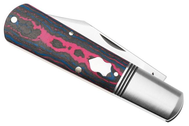 Image pour Jack Wolf Gateway Barlow GW-BAR-02-CC-MIAMI Satin 14C28N, Miami CamoCarbon Fiber, couteau de poche