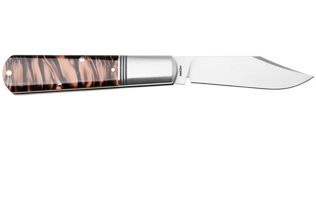 Image pour Jack Wolf Gateway Barlow GW-BAR-02-KIR-GODDESS Satin 14C28N, Brown Goddess Kirinite, couteau de poche