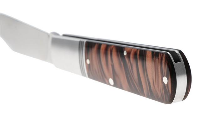 Image pour Jack Wolf Gateway Barlow GW-BAR-02-KIR-GODDESS Satin 14C28N, Brown Goddess Kirinite, couteau de poche