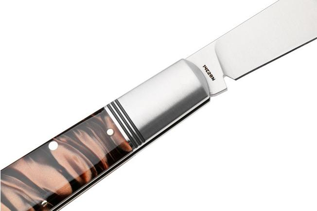 Image pour Jack Wolf Gateway Barlow GW-BAR-02-KIR-GODDESS Satin 14C28N, Brown Goddess Kirinite, couteau de poche