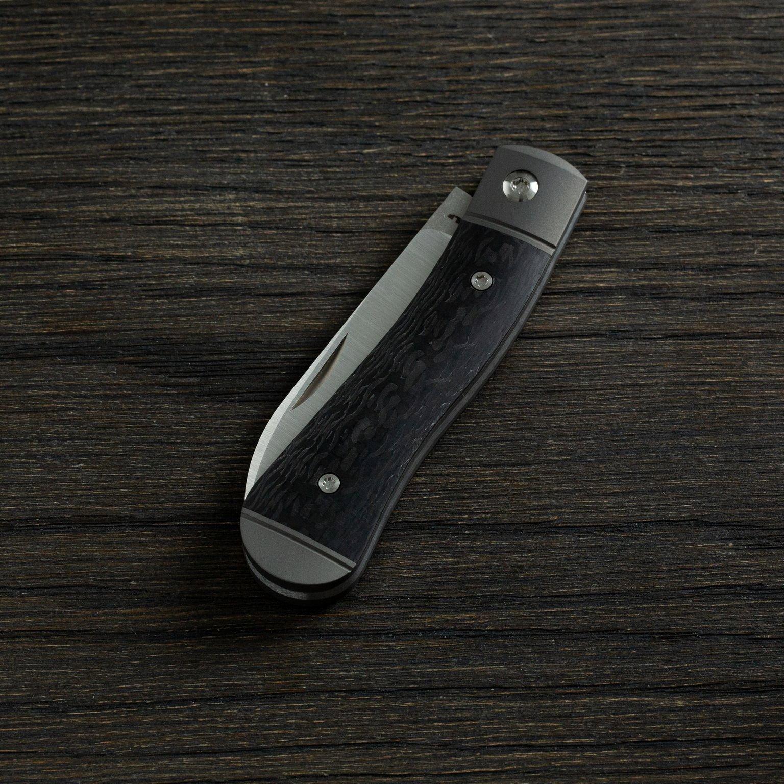 Jack Wolf K9 Jack, Twill Carbon Fibre K901TWL slipjoint pocket knife