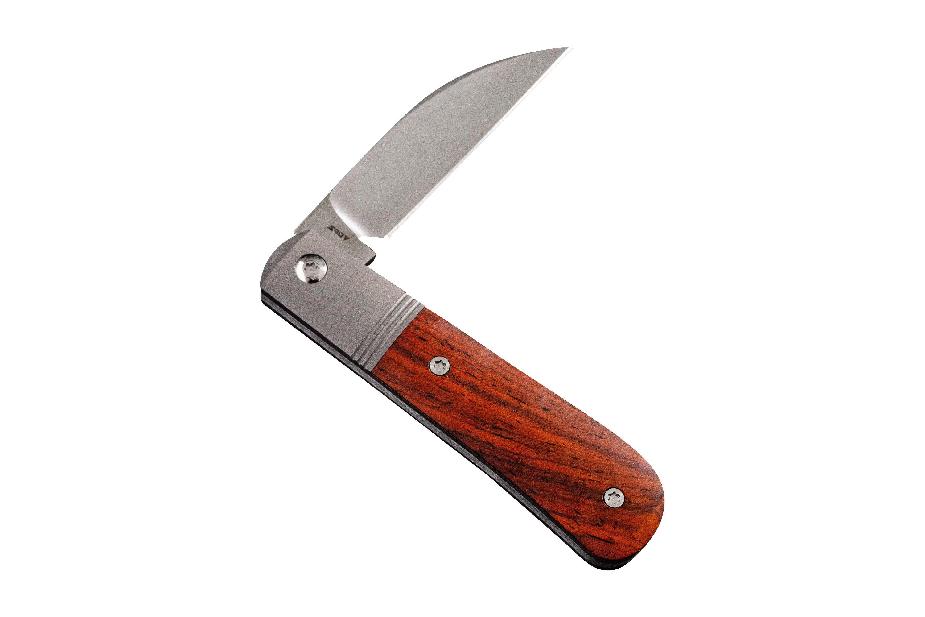 Jack Wolf Laid Back Jack LAIDB-02-ROSE Rosewood, slipjoint zakmes ...