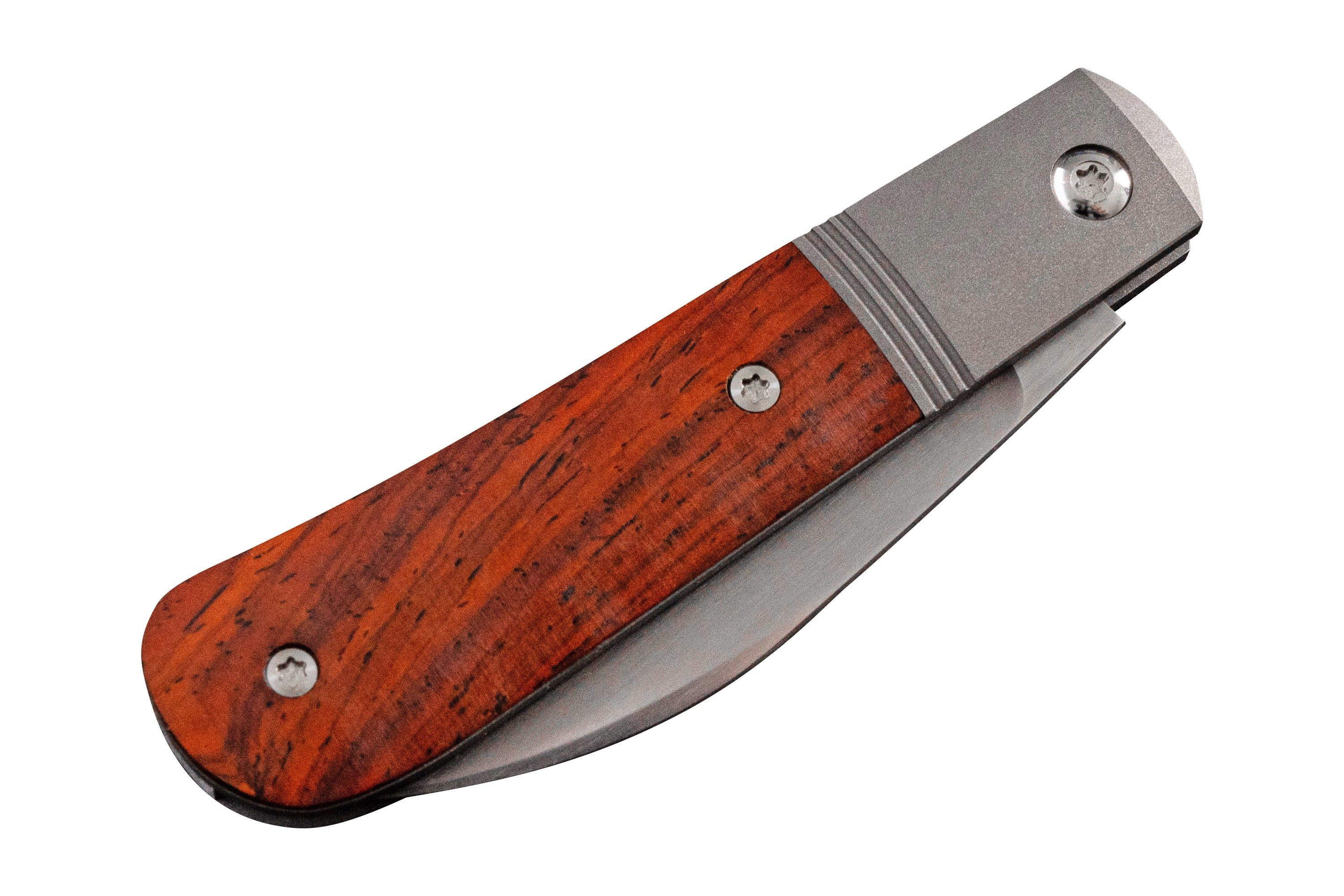 Jack Wolf Laid Back Jack LAIDB-02-ROSE Rosewood, slipjoint pocket