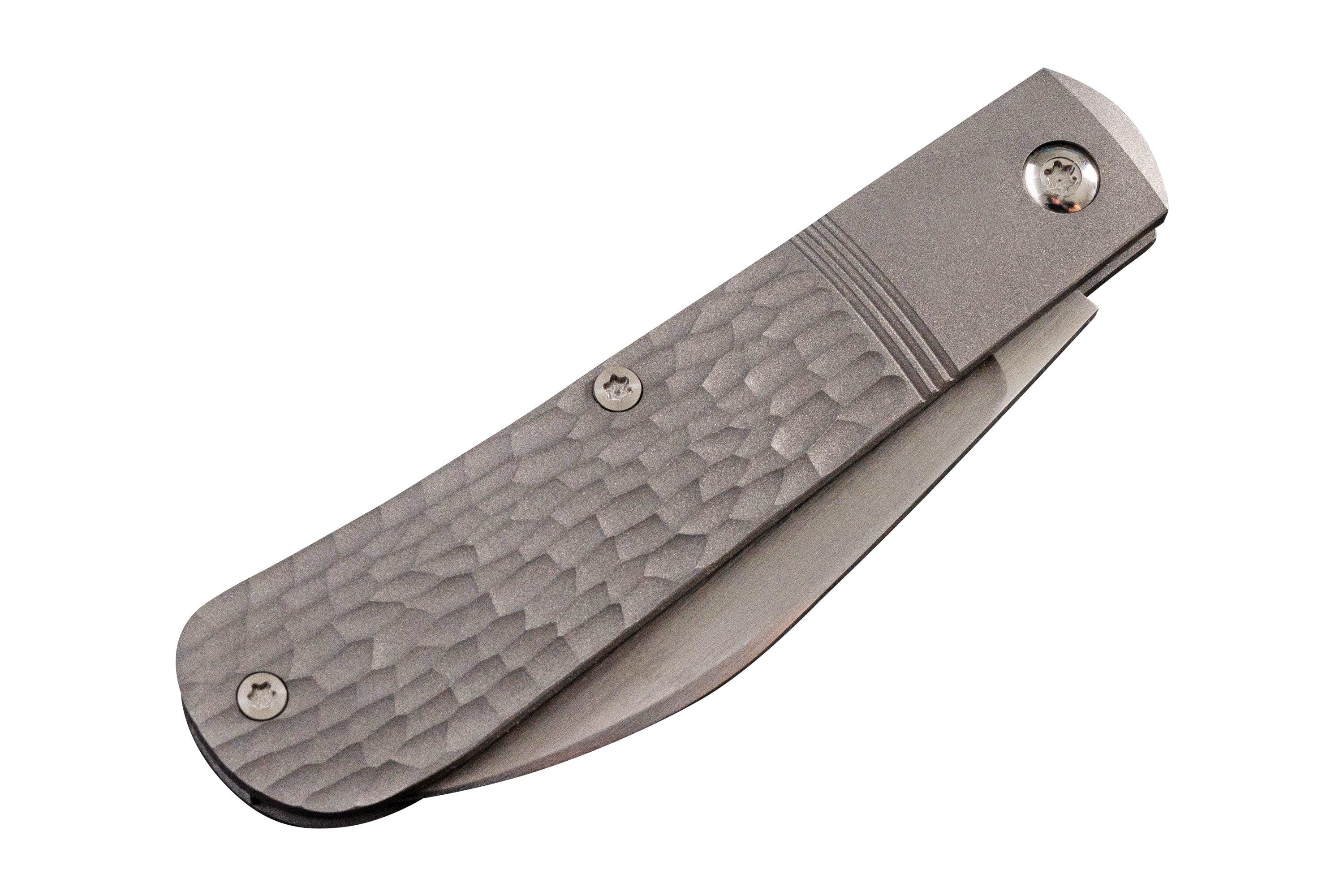 Jack Wolf Laid Back Jack LAIDB-02-TI-JIG Titanium Jigged, navalha ...