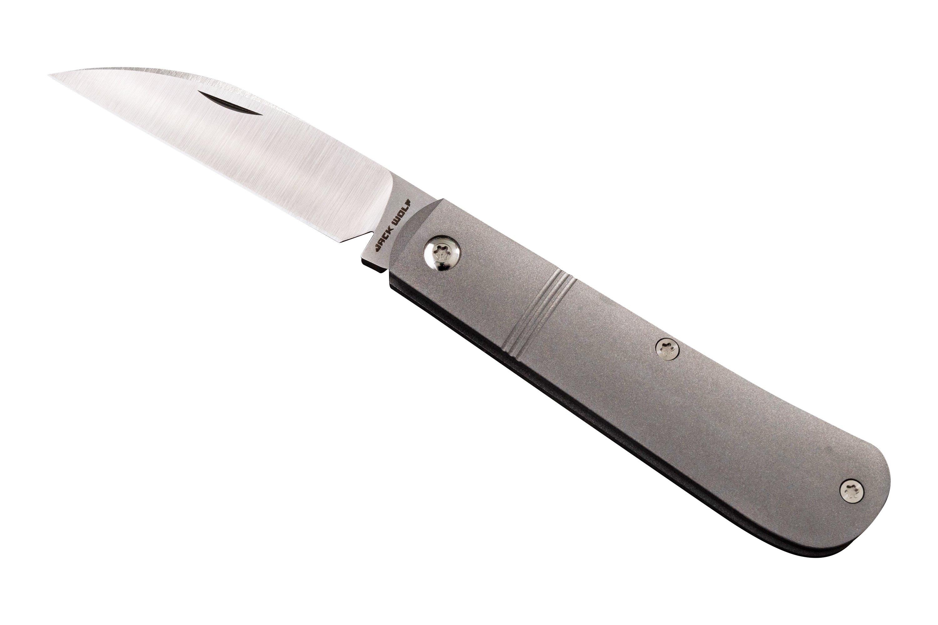 Jack Wolf Laid Back Jack LAIDB-02-TI-SMTH Titanium Smooth, navalha ...