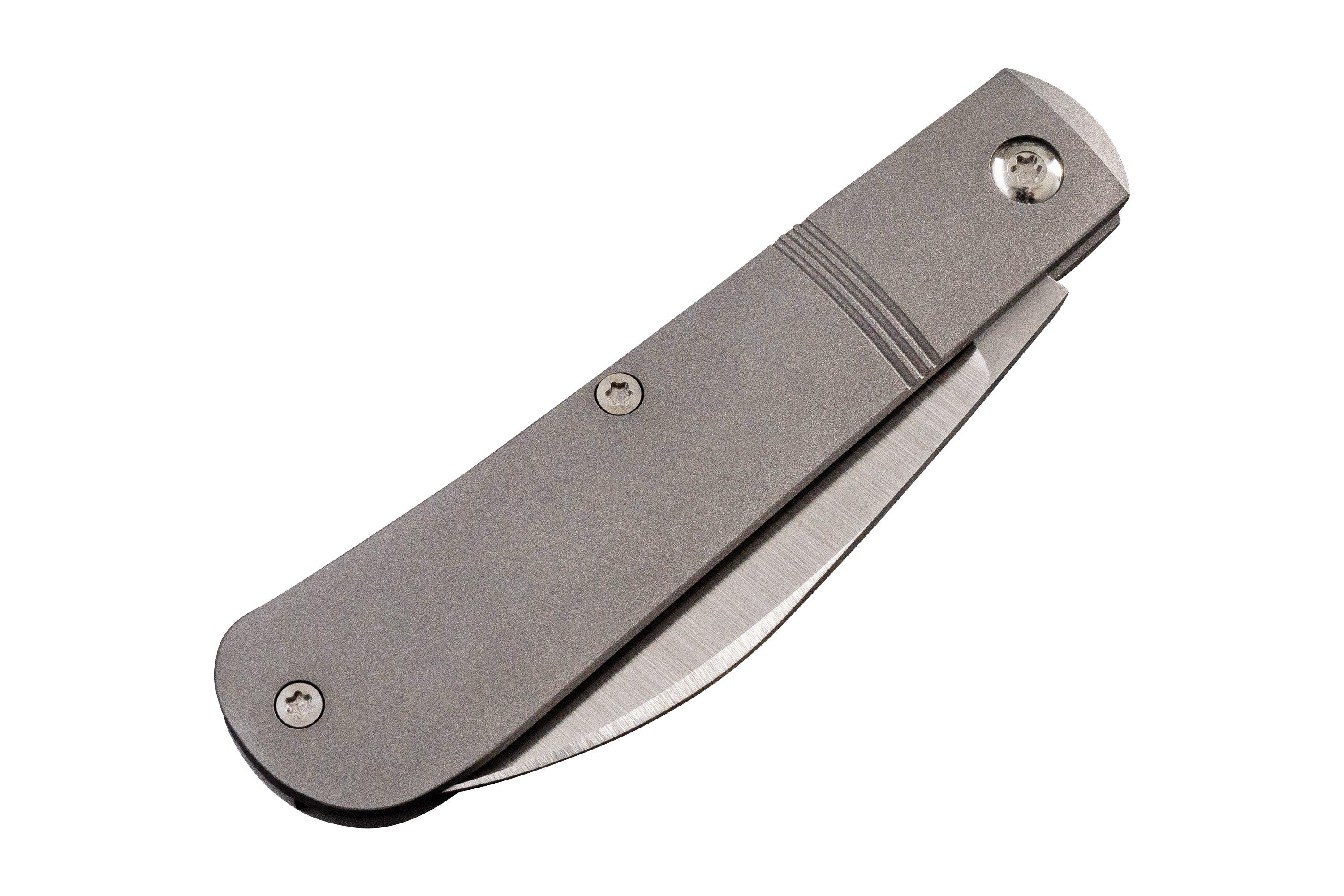 Jack Wolf Laid Back Jack LAIDB-02-TI-SMTH Titanium Smooth, navalha ...
