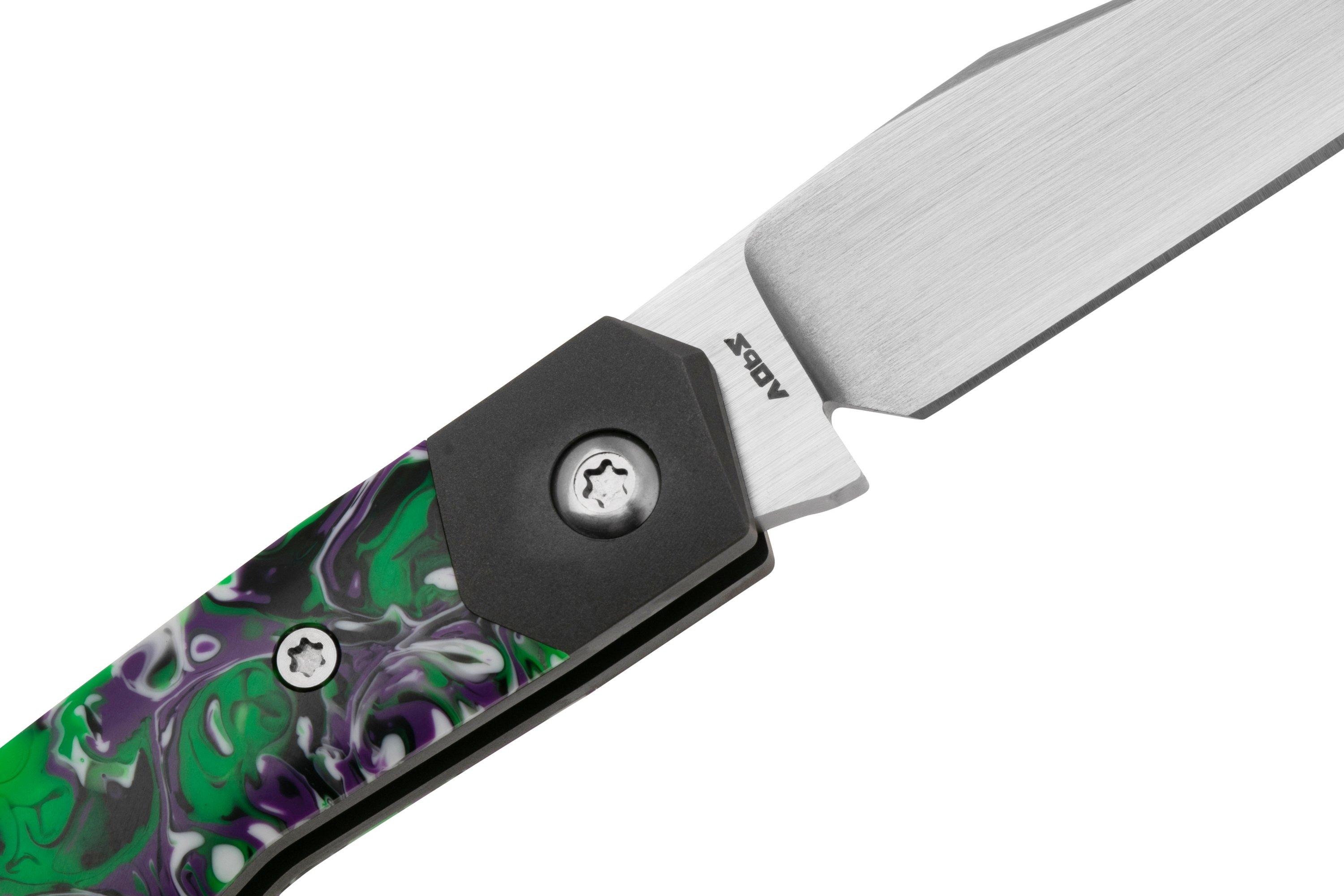 Jack Wolf Mini Cyborg MCYBORG-023-GRN Kaotic Green Resin, Slipjoint ...