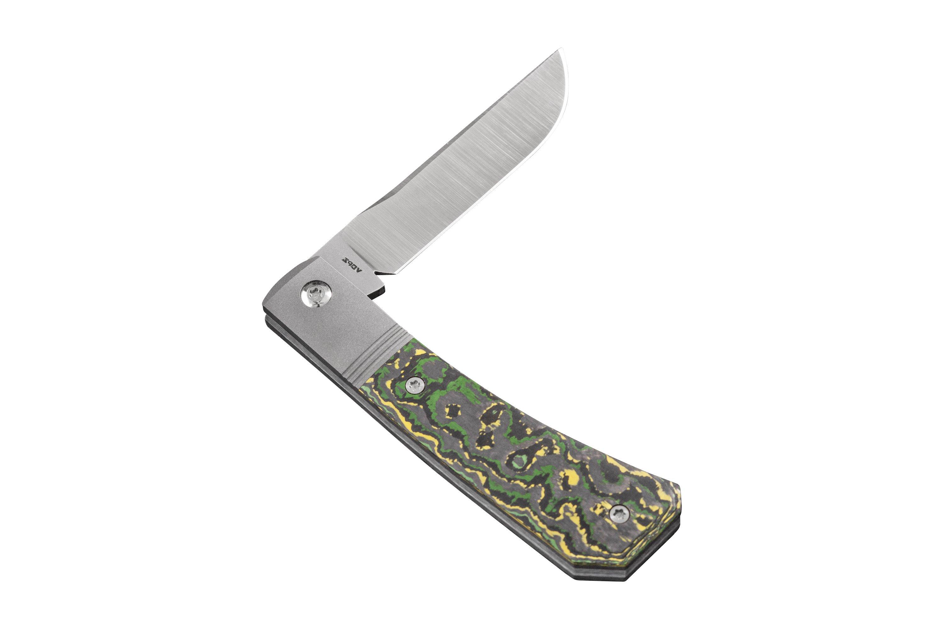 Jack Wolf Pioneer Jack PIONE-01-FC-TO Fat Carbon Toxic Storm, slipjoint ...