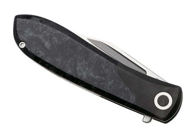 Afbeelding voor Jack Wolf Scuffle SCUFFLE-01-KIR-BLK-ICE Belt Satin S90V, Kirinite Black Ice, zakmes