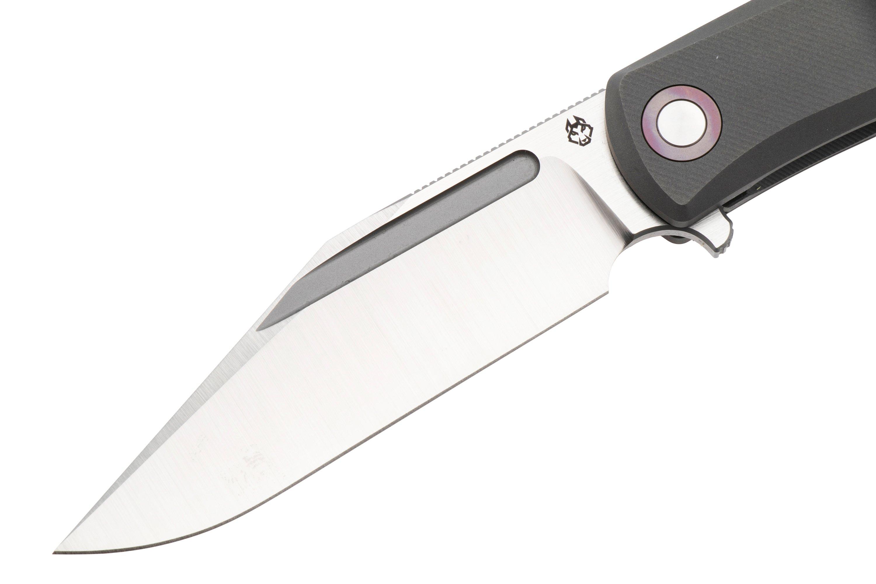 Jack Wolf Scuffle SCUFFLE-01-TI-MICRO-MILL Belt Satin S90V, Titanium ...