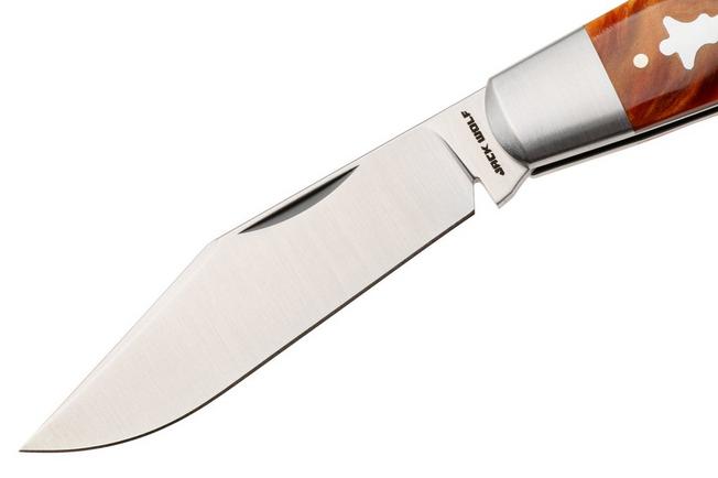 Image for Jack Wolf Gateway Stockman STOCK-01-KIR-ROOT Satin Sandvik 14C28N, Root Beer Kirinite, pocket knife