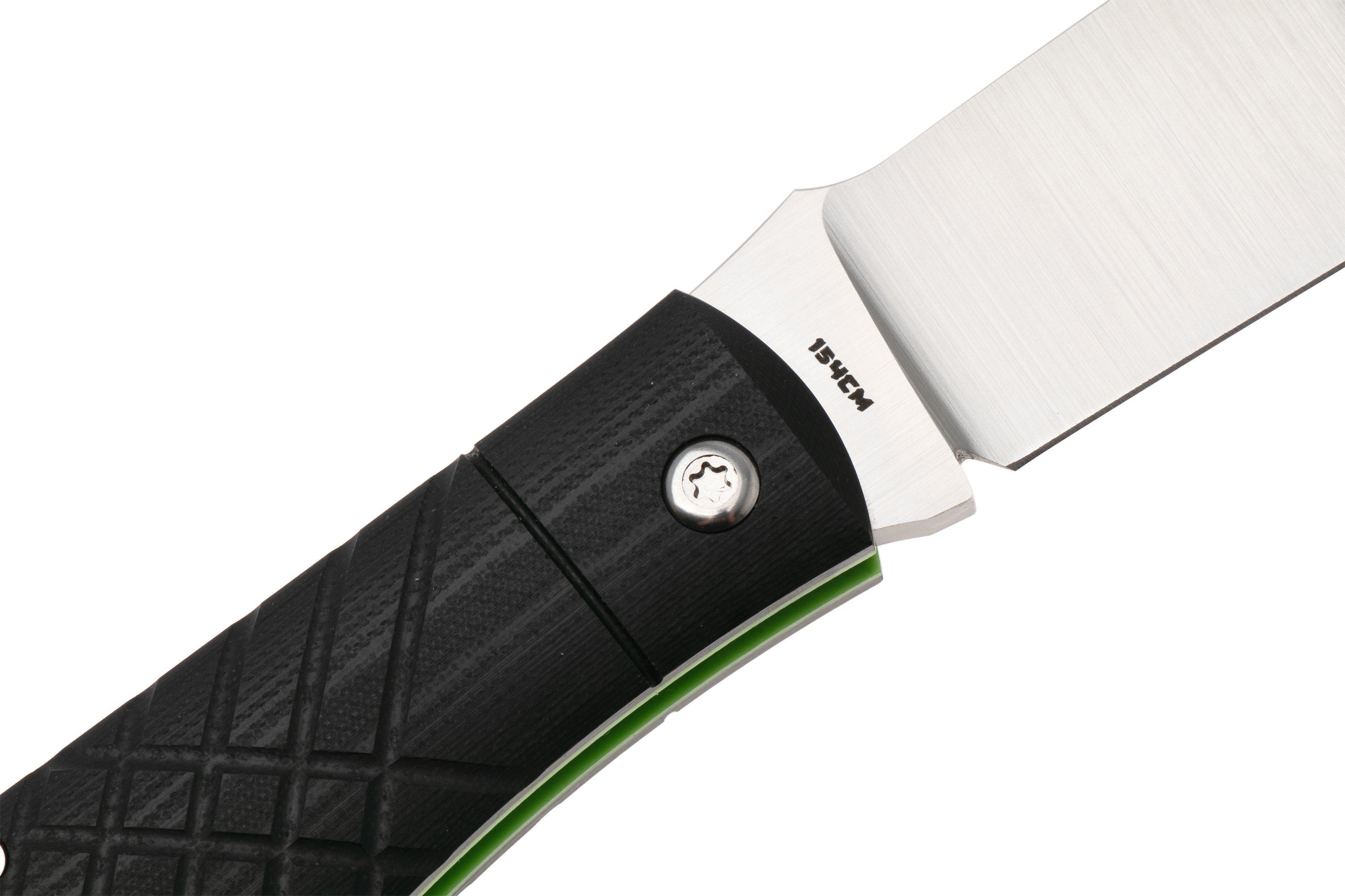 Jack Wolf Timber Jack Ultralight Series TIMBE-01-G10-BLK-CH2 Black G10 ...