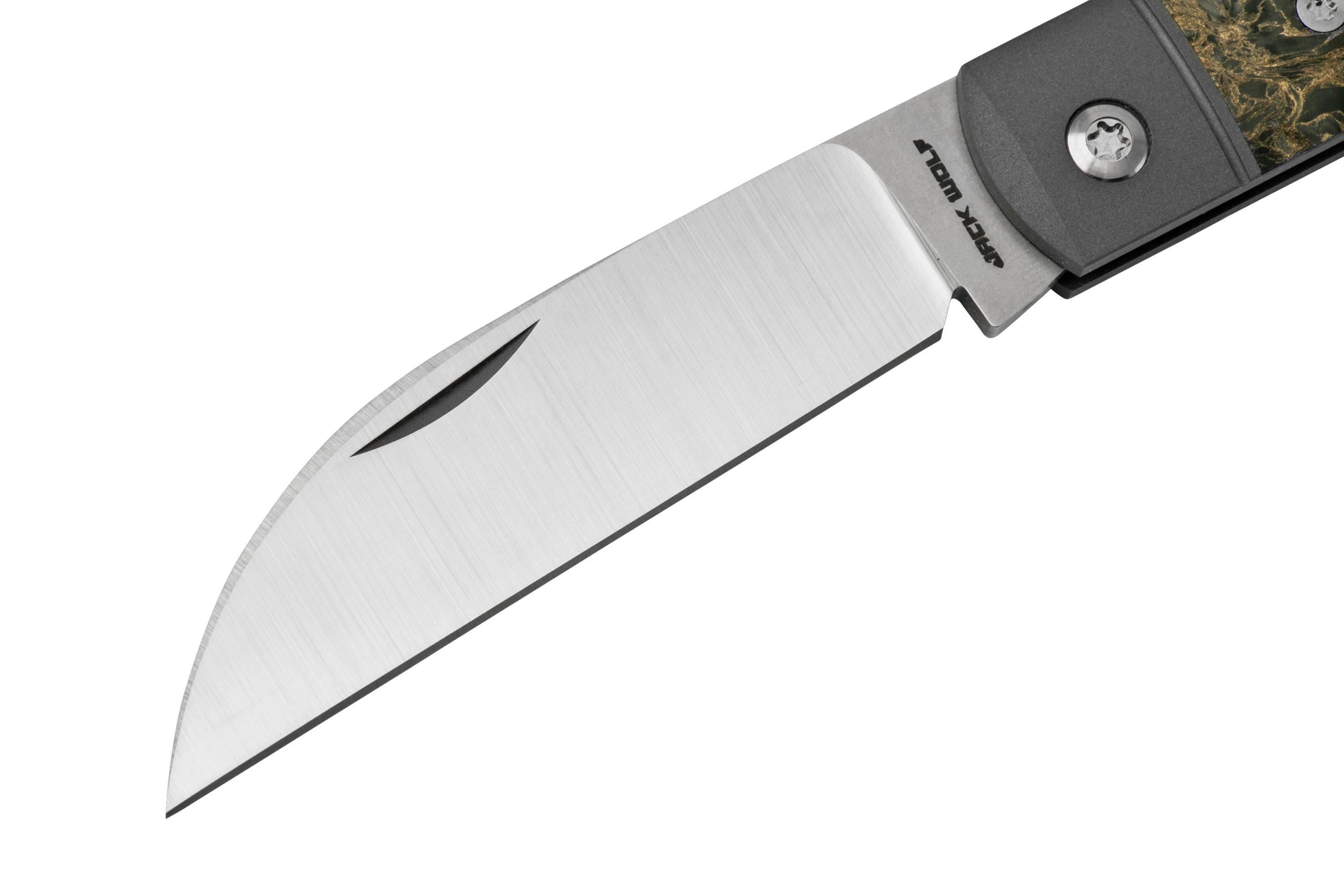Jack Wolf Venom Jack VEN-01-CDMG FAT Carbon Dark Matter Gold, couteau ...