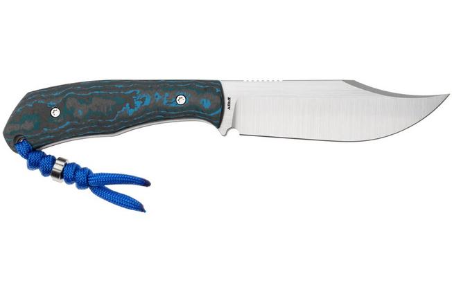 Imagen para Jack Wolf Bordertown Bowie BORDE-01-FC-ARCTIC Belt Satin S90V, Fat Carbon Arctic Storm, cuchillo de hoja fija