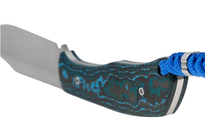 Imagen para Jack Wolf Bordertown Bowie BORDE-01-FC-ARCTIC Belt Satin S90V, Fat Carbon Arctic Storm, cuchillo de hoja fija
