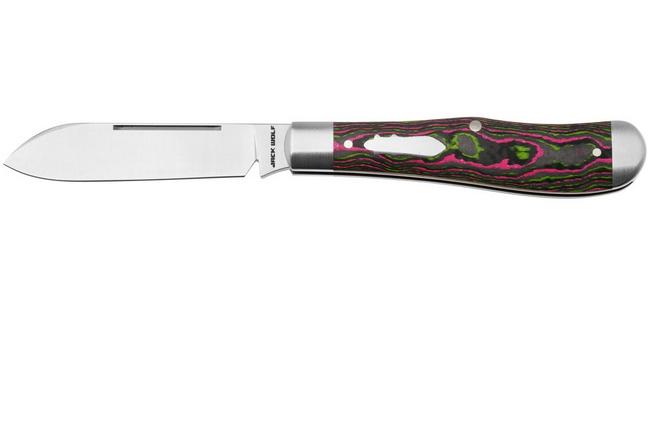 Image pour Jack Wolf Gateway Eureka EUREK-01-CC-WAT-SUG Satin 14C28N, CamoCarbon Watermelon Sugar, couteau de poche
