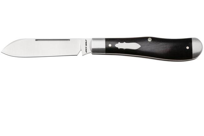 Imagen para Jack Wolf Gateway Eureka EUREK-01-EBONY Satin 14C28N, Ebony Wood, navaja