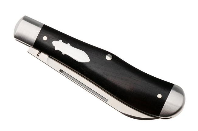 Imagen para Jack Wolf Gateway Eureka EUREK-01-EBONY Satin 14C28N, Ebony Wood, navaja