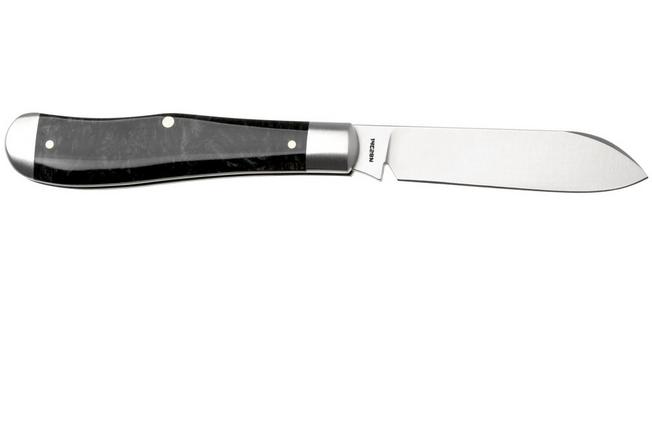 Obraz dla Jack Wolf Gateway Eureka EUREK-01-KIR-BLK-ICE Satin 14C28N, Black Ice Kirinite, nóż składany Knivesandtools Exclusive