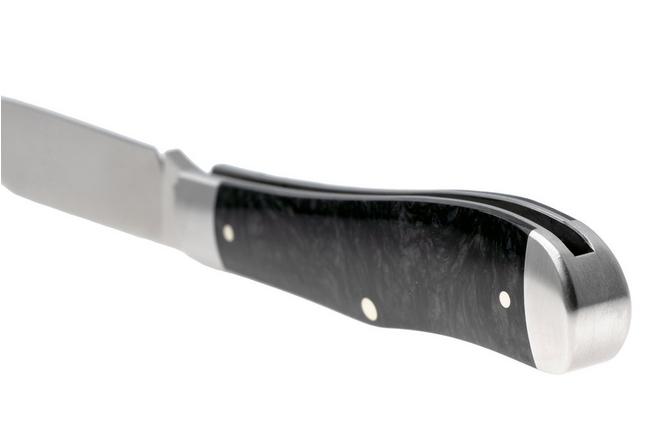 Obraz dla Jack Wolf Gateway Eureka EUREK-01-KIR-BLK-ICE Satin 14C28N, Black Ice Kirinite, nóż składany Knivesandtools Exclusive