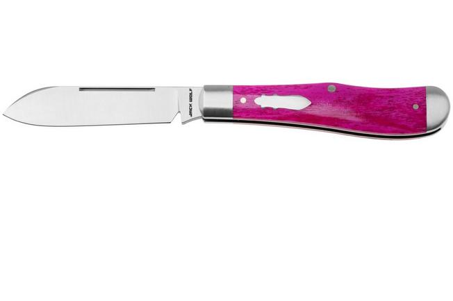 Imagen para Jack Wolf Gateway Eureka EUREK-01-SMT-PUR-BON Satin 14C28N, Smooth Purple Bone, navaja