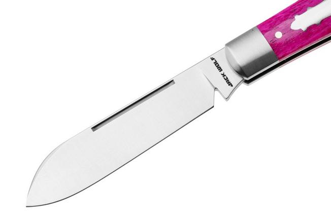 Imagen para Jack Wolf Gateway Eureka EUREK-01-SMT-PUR-BON Satin 14C28N, Smooth Purple Bone, navaja