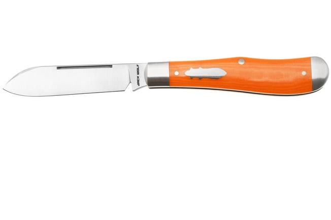 Imagen para Jack Wolf Gateway Eureka EUREK-01-VIB-LIN-BEN Satin 14C28N, Vibe Linen Bengal Orange, navaja