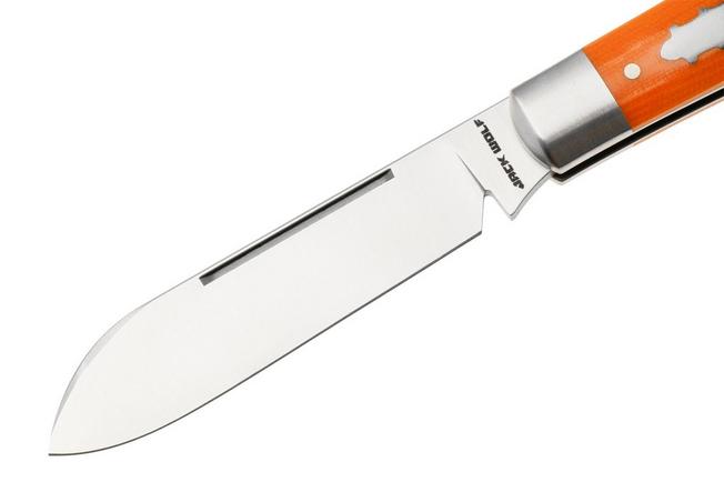 Imagen para Jack Wolf Gateway Eureka EUREK-01-VIB-LIN-BEN Satin 14C28N, Vibe Linen Bengal Orange, navaja