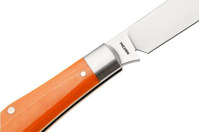 Imagen para Jack Wolf Gateway Eureka EUREK-01-VIB-LIN-BEN Satin 14C28N, Vibe Linen Bengal Orange, navaja