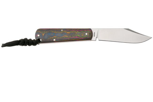 Image pour Jack Wolf Gateway FIXedc GATEW-FX-01-CC-80S Satin Sandvik 14C28N, 80's CamoCarbon, couteau fixe