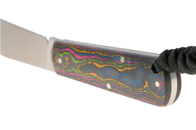 Image pour Jack Wolf Gateway FIXedc GATEW-FX-01-CC-80S Satin Sandvik 14C28N, 80's CamoCarbon, couteau fixe