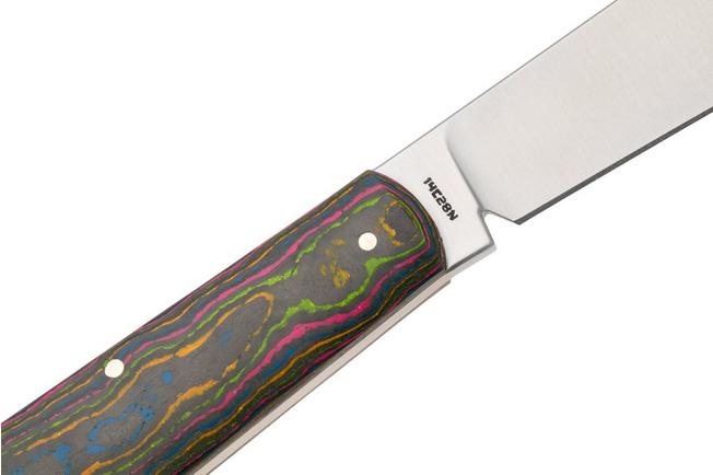 Image pour Jack Wolf Gateway FIXedc GATEW-FX-01-CC-80S Satin Sandvik 14C28N, 80's CamoCarbon, couteau fixe